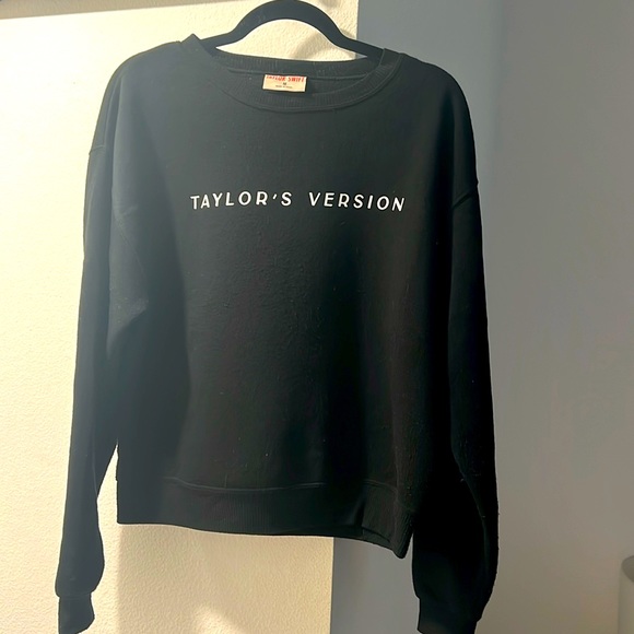 Taylor Swift Sweaters Taylors Version Taylor Swift Black Crewneck